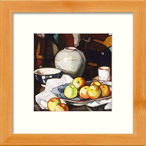 L Lumartos Vintage Still Life Apples And Jar