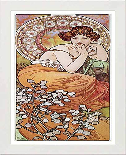 L Lumartos Vintage Poster Alphonse Mucha La Topazetopaz 1900