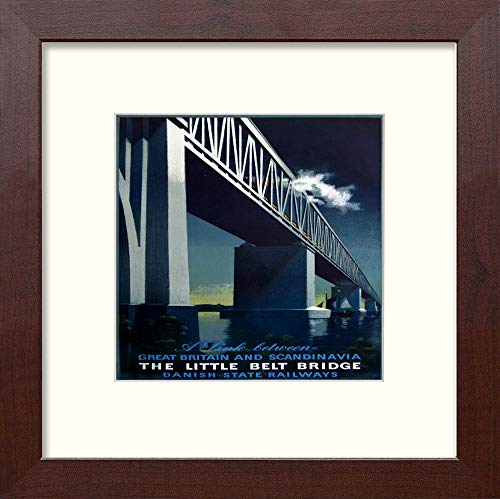 L Lumartos Vintage Little Belt Bridge Poster