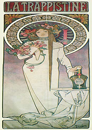 L Lumartos Vintage Poster Alphonse Mucha La Trappistine 1897