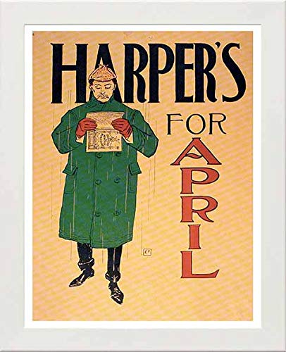 L Lumartos Vintage Poster Harpers For April