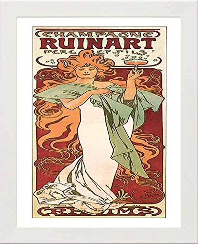 L Lumartos Vintage Poster Champagne Ruinart