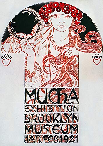 L Lumartos Vintage Poster Alphonse Mucha Mucha Exhibition 1921