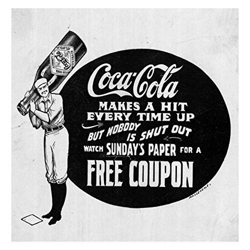 L Lumartos Poster Vintage Coca Cola Advert