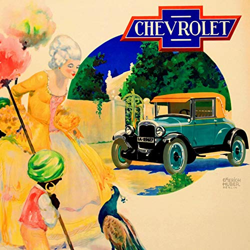 L Lumartos Vintage Chevrolet Poster