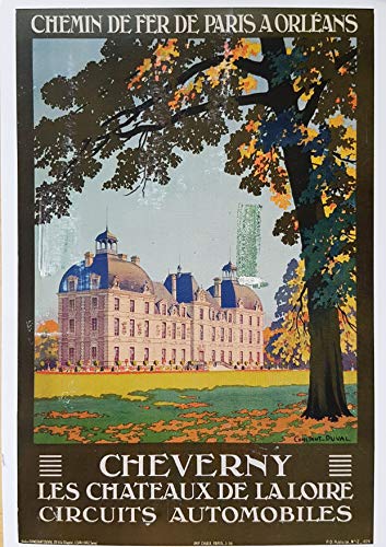 L Lumartos Vintage Poster France Cheverny