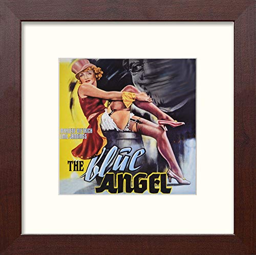 L Lumartos Vintage Blue Angel Poster