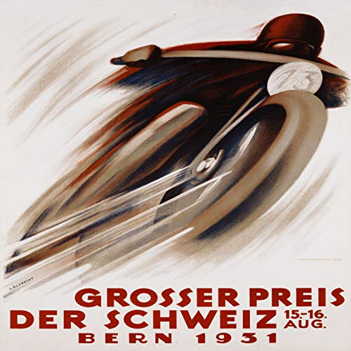 L Lumartos Vintage Bike Poster 1932