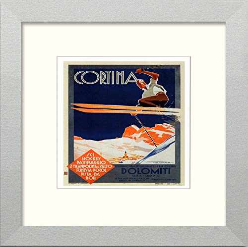 L Lumartos Vintage Poster Cortina Dolomiti
