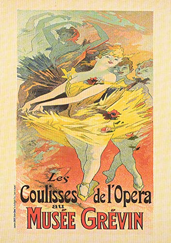 L Lumartos Vintage Poster Les Coulisses De Lopera Au Muse Grvin