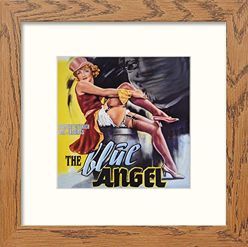 L Lumartos Vintage Blue Angel Poster