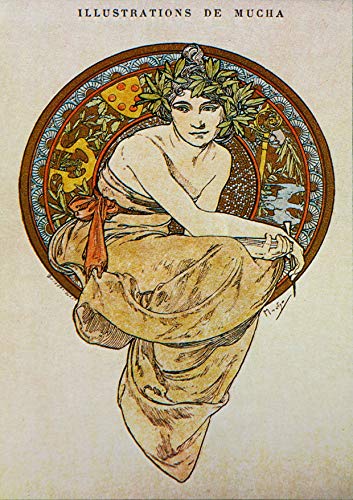 L Lumartos Vintage Poster Alphonse Mucha L25 Clio 1900
