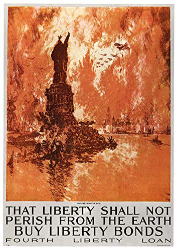 L Lumartos Vintage Poster That Liberty Shall Not Perish From The Earth Buy Liberty Bonds