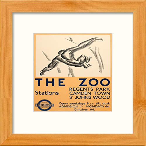 L Lumartos Vintage Zoo Poster