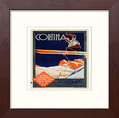L Lumartos Vintage Poster Cortina Dolomiti