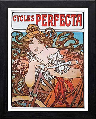 L Lumartos Vintage Poster Alphonse Mucha Cycles Perfecta C1897 Bike
