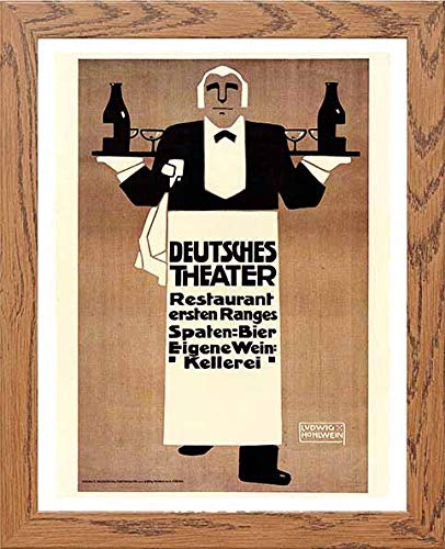 L Lumartos Vintage Poster Deutches Theater Restaurant