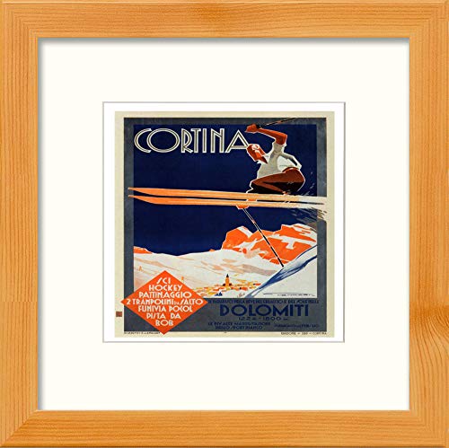 L Lumartos Vintage Poster Cortina Dolomiti