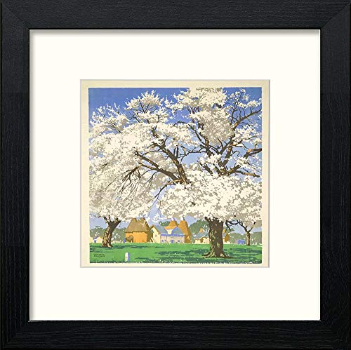 Vintage Spring Has Sprung Poster in Black Wood frame, premium wall art print