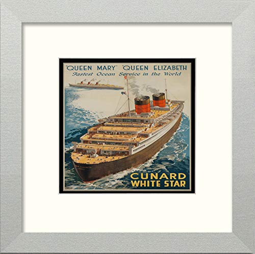 L Lumartos Vintage Cunard White Star Poster