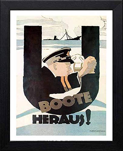 L Lumartos Vintage Poster U Boats Out