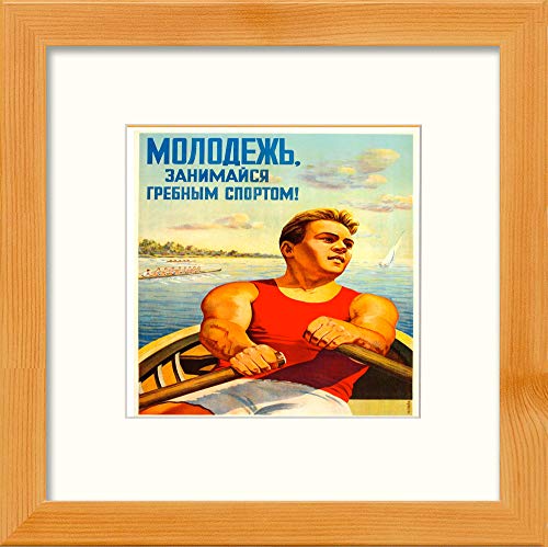 L Lumartos Vintage Rowing Poster