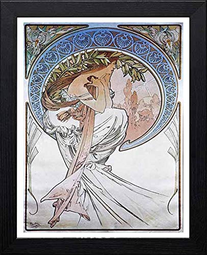 L Lumartos Vintage Poster Alphonse Mucha La Poesiepoetry 1898