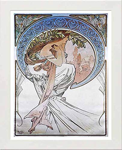 L Lumartos Vintage Poster Alphonse Mucha La Poesiepoetry 1898