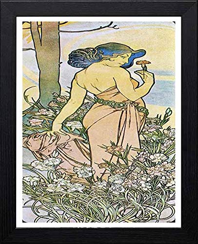 L Lumartos Vintage Poster Alphonse Mucha L Oeilletcarnation 1897