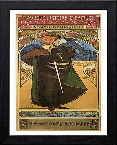 L Lumartos Vintage Poster Hamlet Sarah Bernhardt
