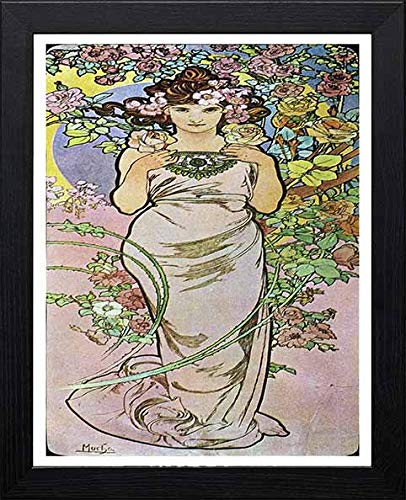 L Lumartos Vintage Poster Alphonse Mucha La Roserose 1897