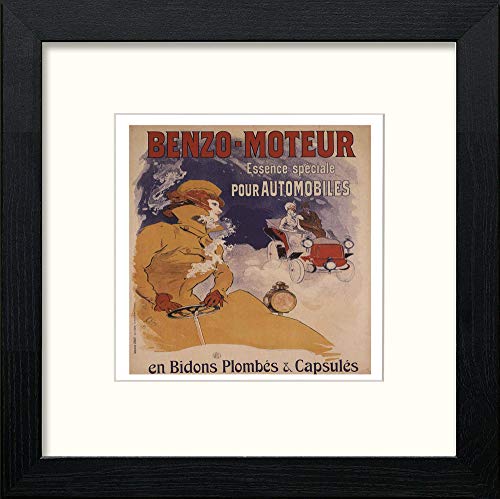 Vintage Poster Jules Cheret (11) in Black Wood frame, premium wall art print