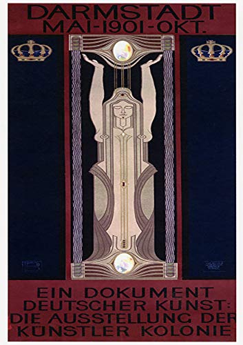 L Lumartos Vintage Poster Darmstadt Mai 1901 Okt
