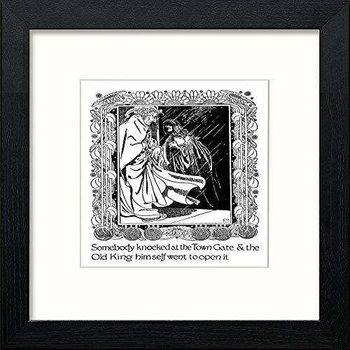 Vintage Poster Hans Christian Anderson (4) in Black Wood frame, premium wall art print