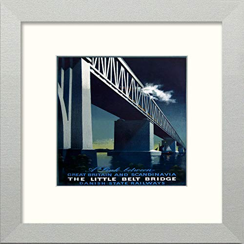 L Lumartos Vintage Little Belt Bridge Poster