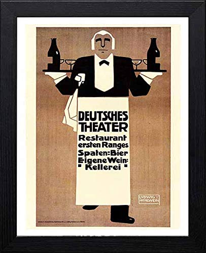 L Lumartos Vintage Poster Deutches Theater Restaurant