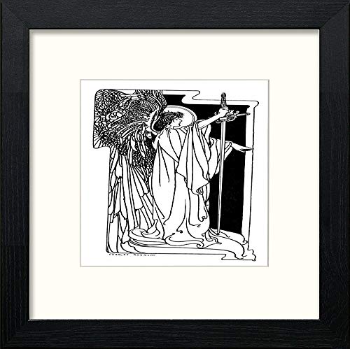Vintage Poster Hans Christian Anderson in Black Wood frame, premium wall art print