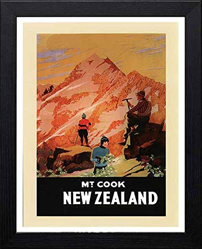 L Lumartos Vintage Poster Postcard Mt Cook Travel