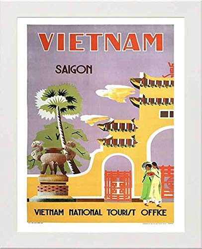 L Lumartos Vintage Poster Saigon 1960 Vintage Travel