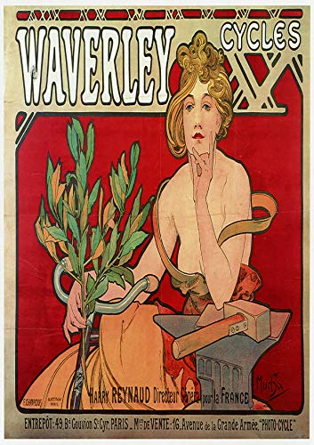 L Lumartos Vintage Poster Waverley Cycles