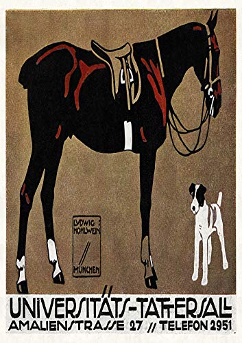 L Lumartos Vintage Poster Universitts Tattersall