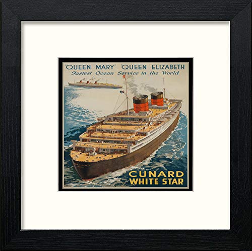 L Lumartos Vintage Cunard White Star Poster