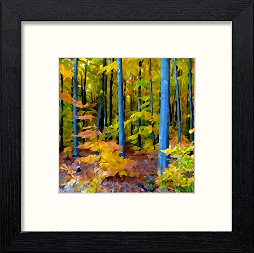 Woods in Black Wood frame, premium wall art print