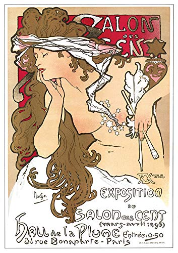 L Lumartos Vintage Poster Salon Des Cent Xreme Exposition