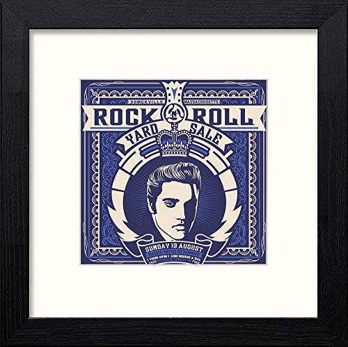 L Lumartos Vintage Elvis Poster