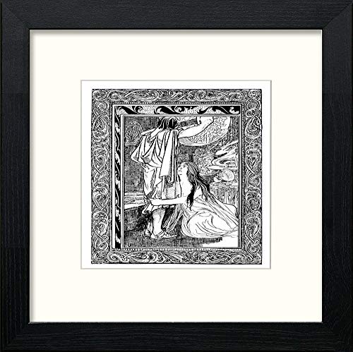 Vintage Poster Odysseus (10) in Black Wood frame, premium wall art print