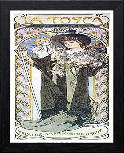 L Lumartos Vintage Poster Alphonse Mucha La Tosca 1899