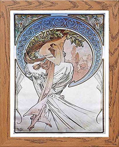 L Lumartos Vintage Poster Alphonse Mucha La Poesiepoetry 1898