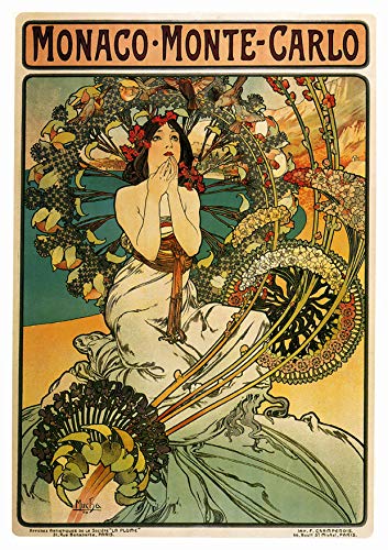 L Lumartos Vintage Poster Monaco Monte Carlo