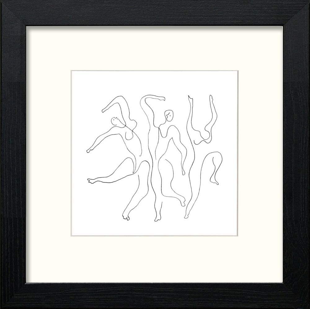 Vintage Poster Matisse in White frame, premium wall art print